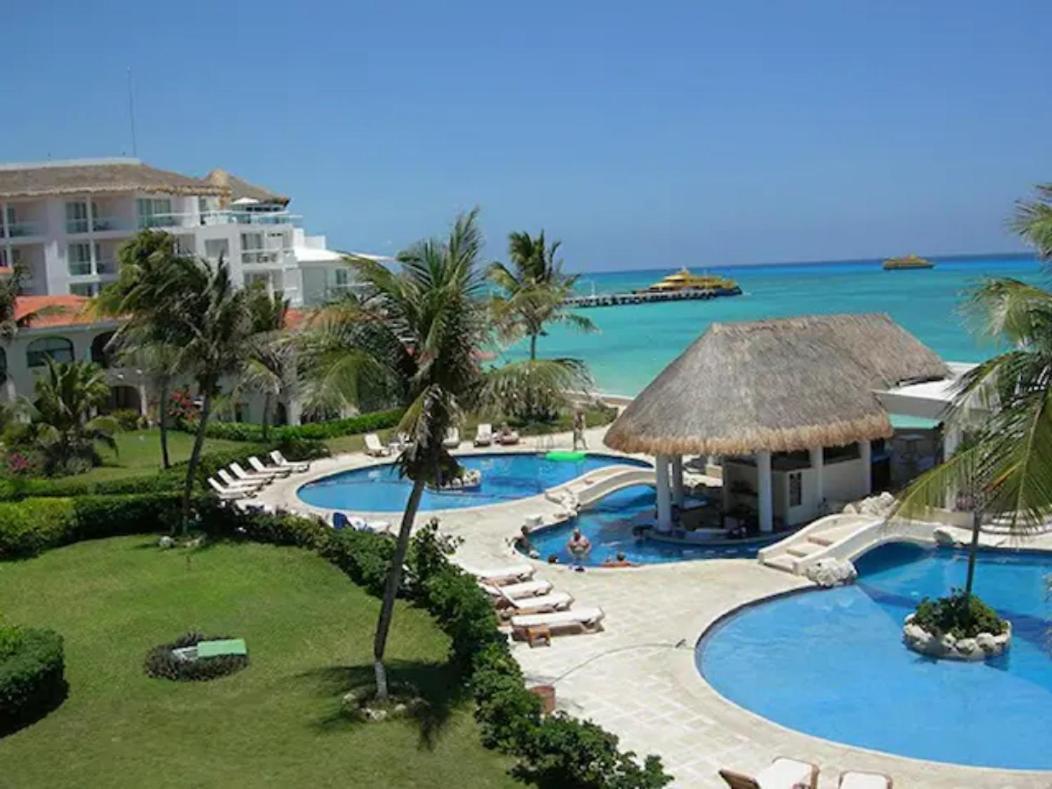Departamento Frente Al Mar Con Dos Recamaras Y Seguridad 24 H A Dos Cuadras De La Quinta Avenida Плайя-дель-Кармен Екстер'єр фото